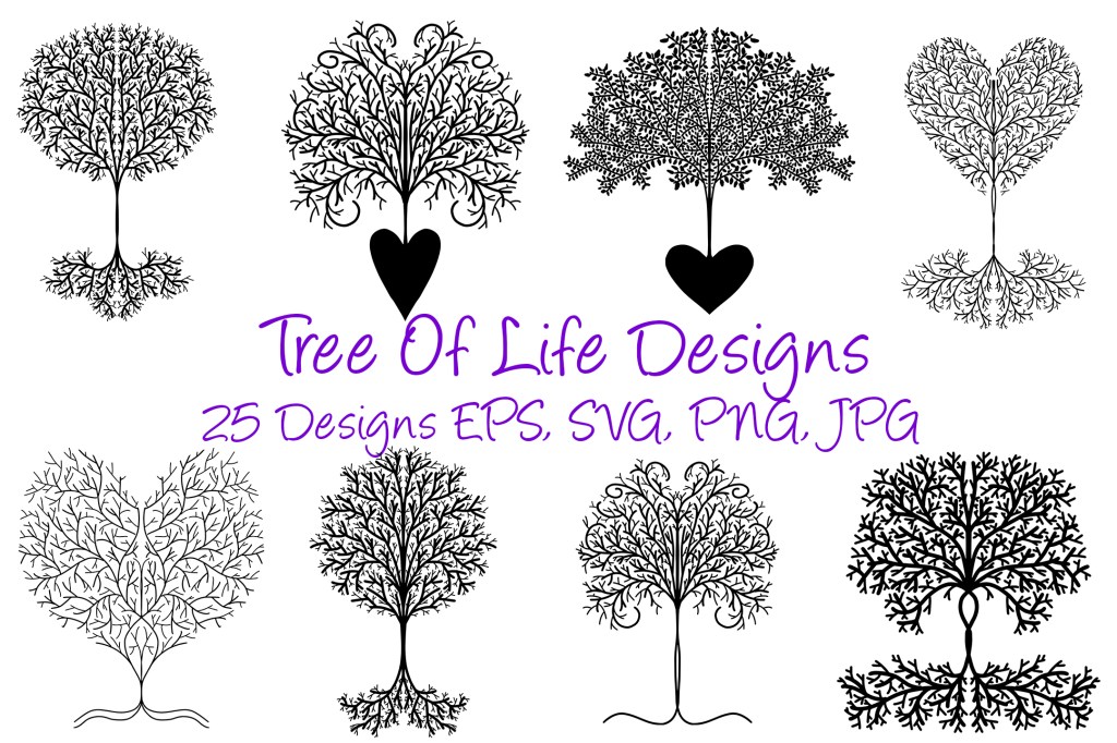 Tree Of Life SVG Illustration Collection By Squeeb Creative