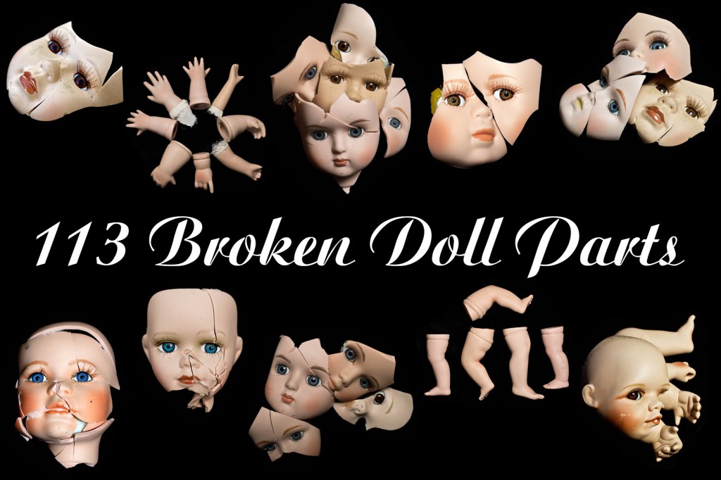 Broken Doll Parts Photograph Download Collection Halloween by Squeeb Creative