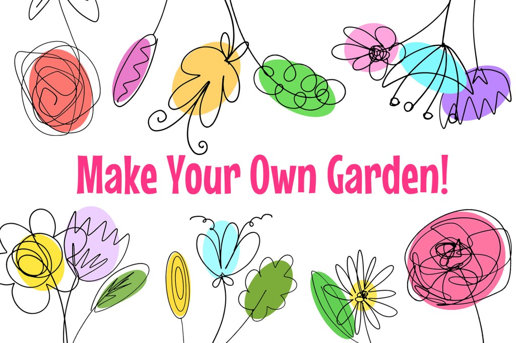 Doodle Flowers and Leaves Cartoon Icon Collection by Squeeb Creative