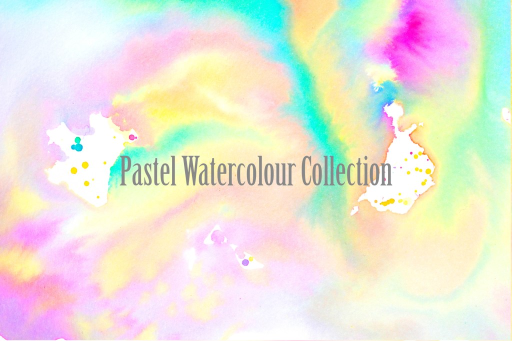 Gentle Pastel Watercolour Wash Backgrounds by Squeeb Creative