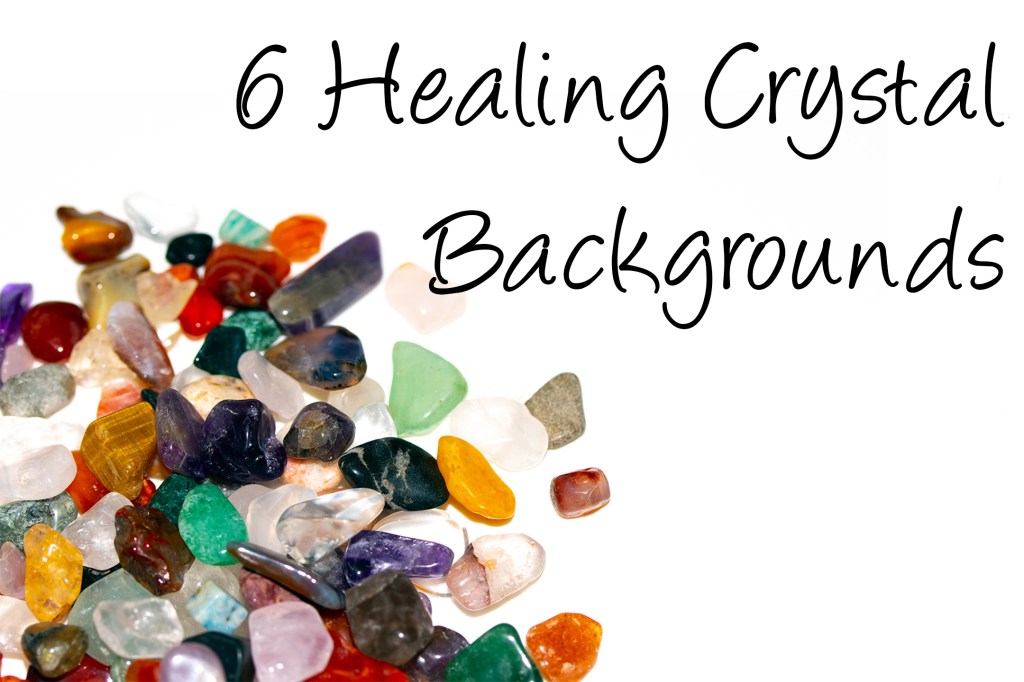 Crystal chips and shards on white background photograph collection by Squeeb Creative