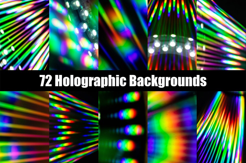 72 Photographs of Abstract Holographic Rainbow Backgrounds Download by Squeeb Creative