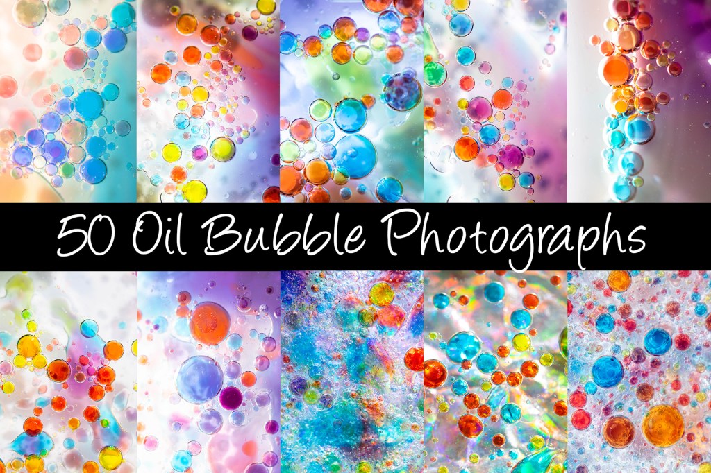 Oil Water Bubbles Liquid Backgrounds Photography Download by Squeeb Creative