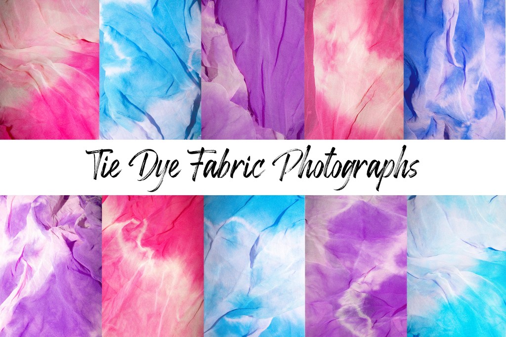 tie dye or tiedye hippy  fabric background in pink and blue download by Squeeb Creative