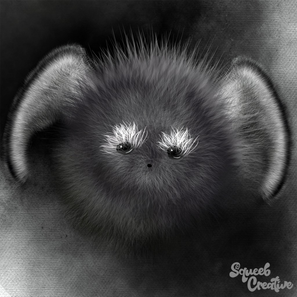 Shuggy McGriggles Flying Furry Monster by Squeeb Creative