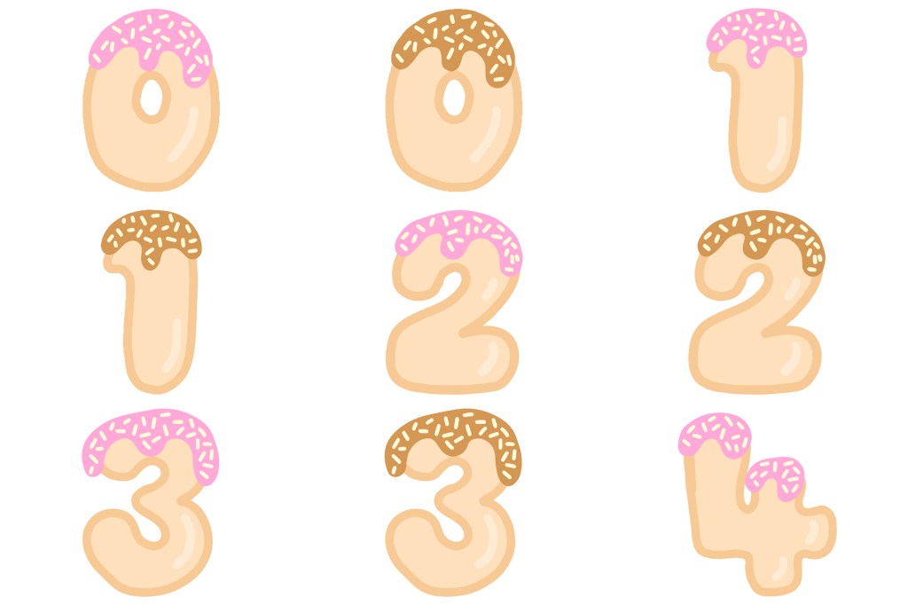 Cupcake Chocolate Pink Icing Frosting Alphabet Font by Squeeb Creative