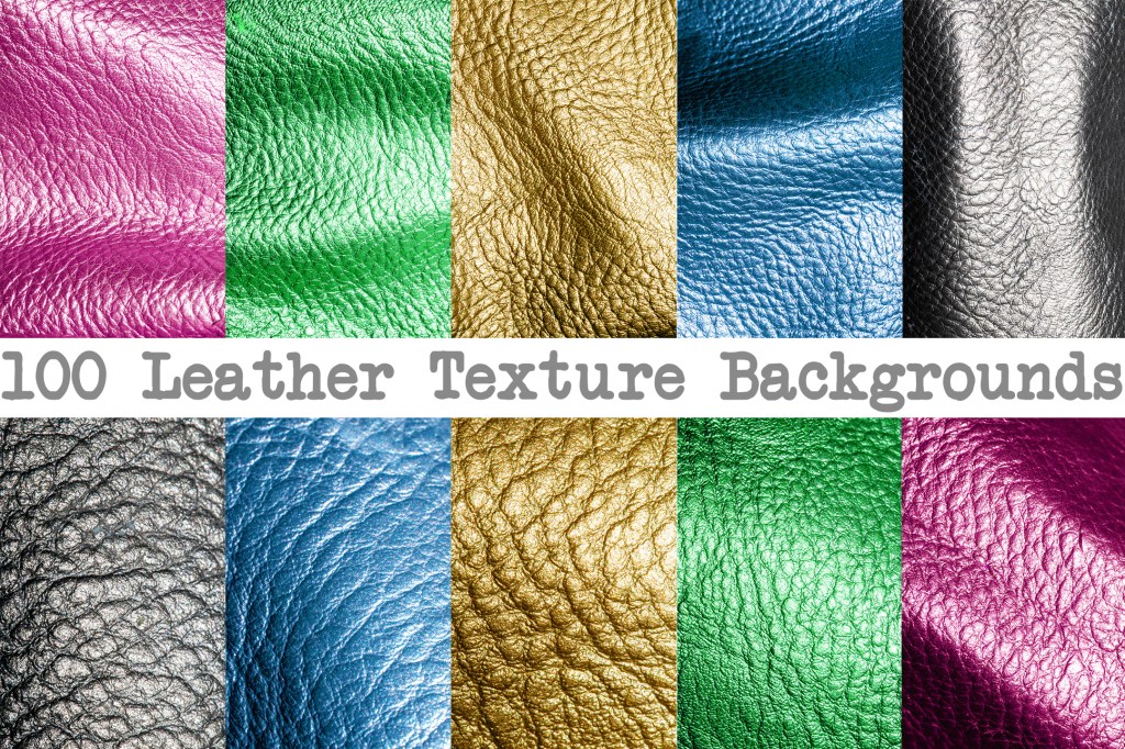 20 Leather Fabric Texture Background Collection by Squeeb Creative 