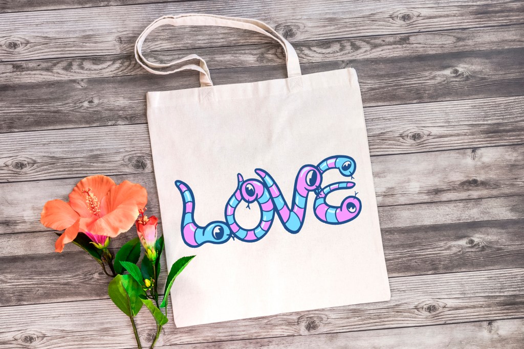 Cartoon Snake Hand Made Lettering Font Type by Squeeb Creative