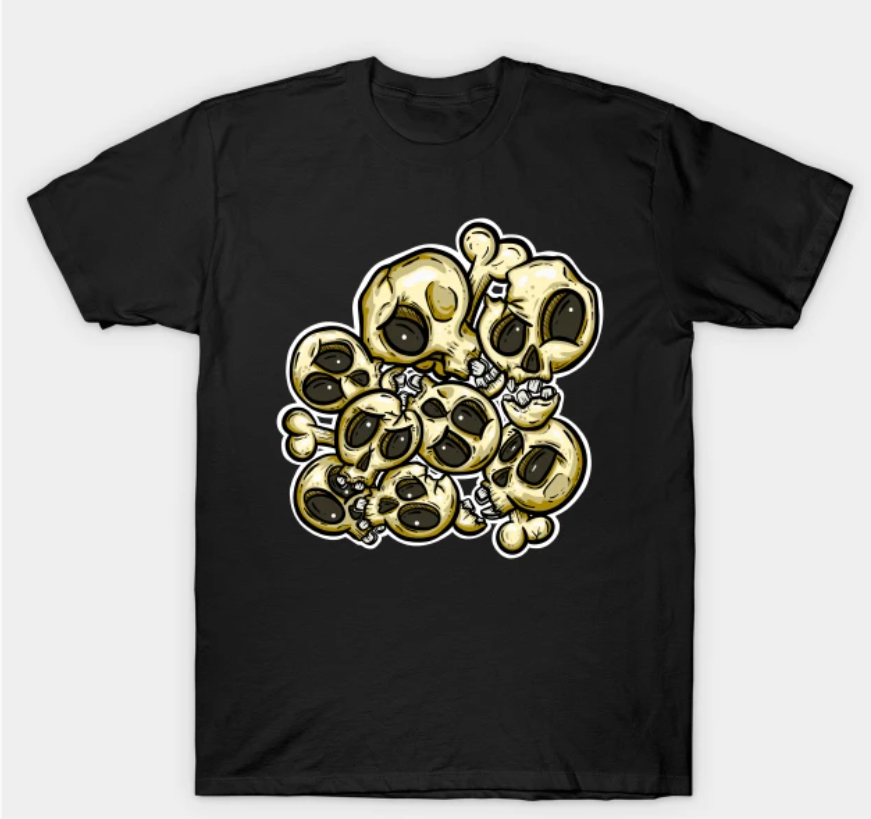 Bundle O Skulls Cartoon Illustration by Squeeb Creative 