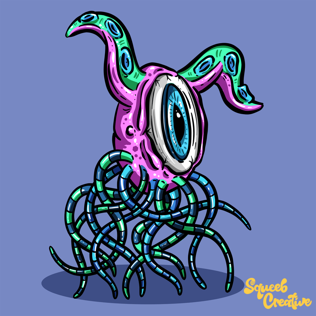 Doodle Illustration A Day – More&nbsp;Tentacles