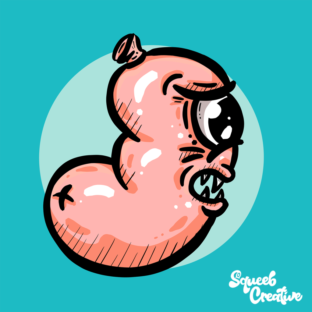 Little Angry Sausage Cartoon&nbsp;Character