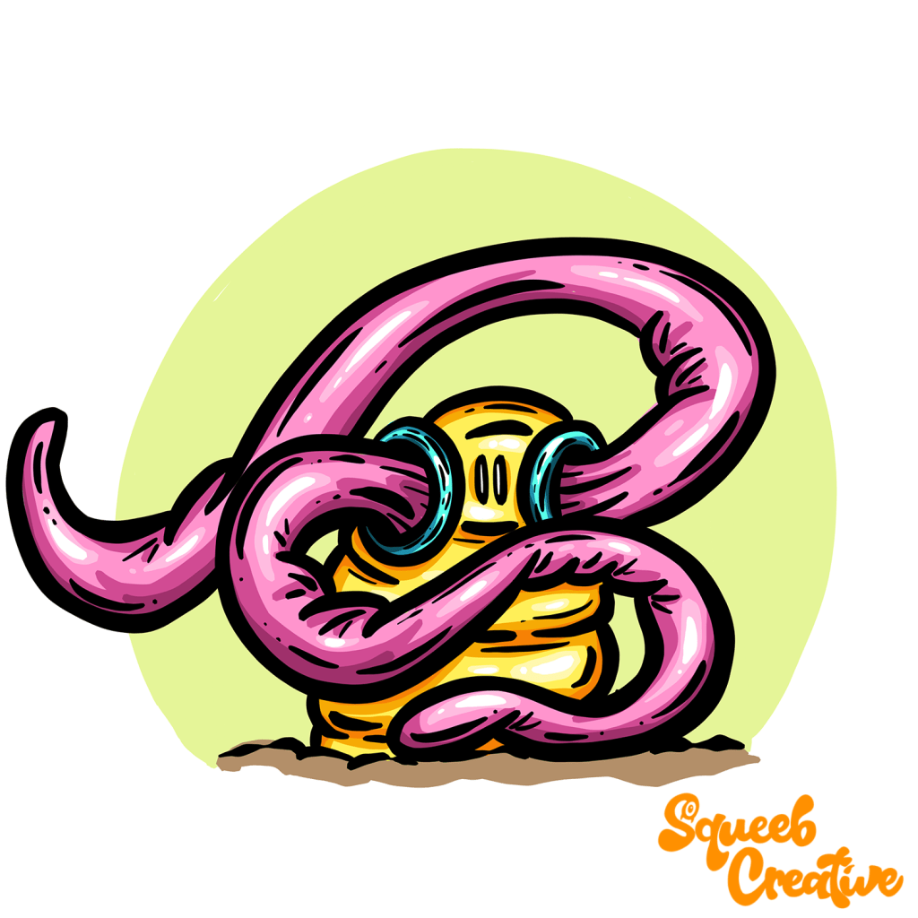 Doodling weird worms