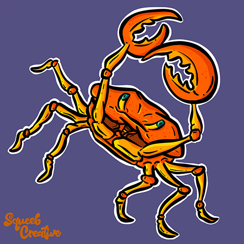 Angry Mr Crabs&nbsp;-Illustration