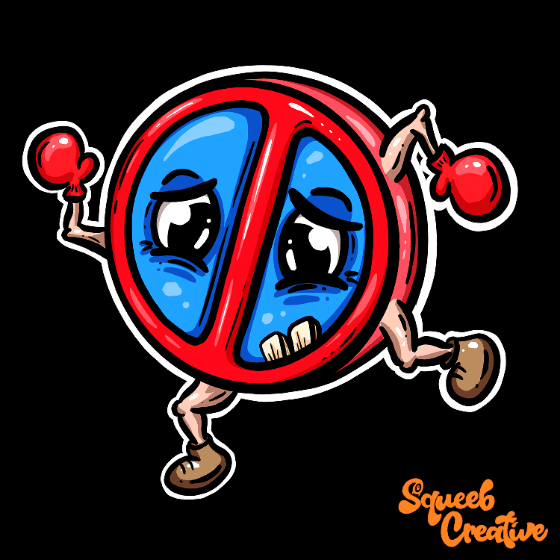 Peep peep – cartoon toad&nbsp;signs