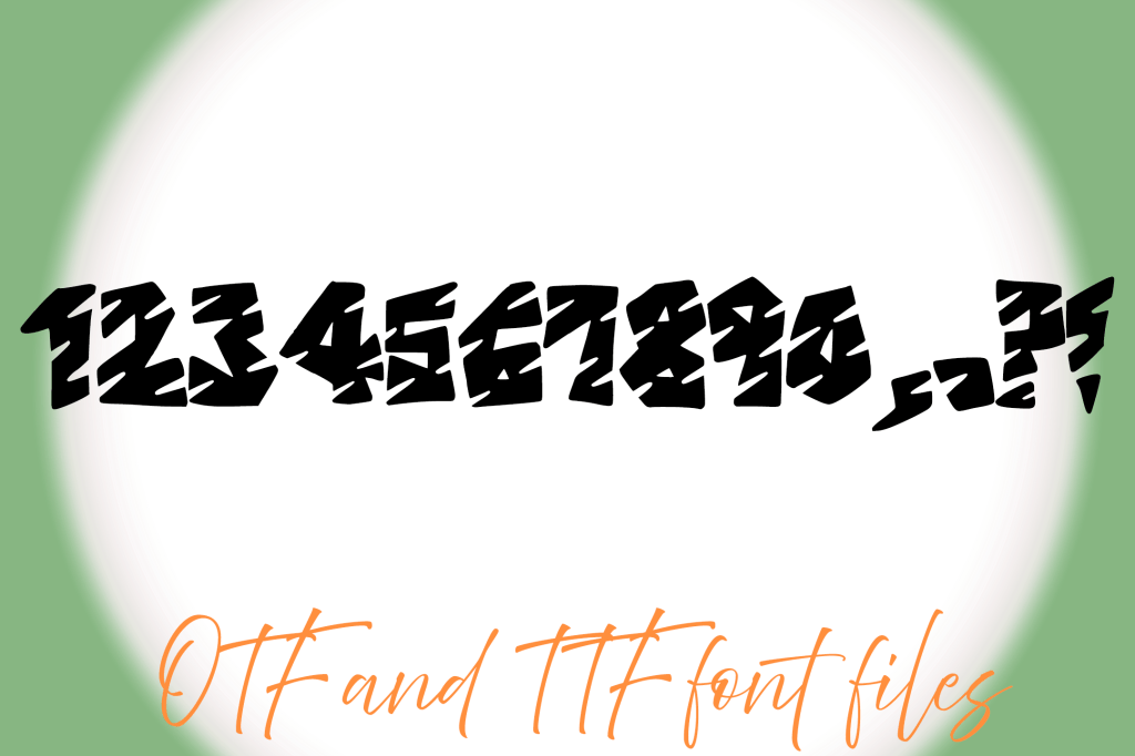 Jungle Print Typeface Lettering ABC Text Font OTF Illustration by Squeeb Creative