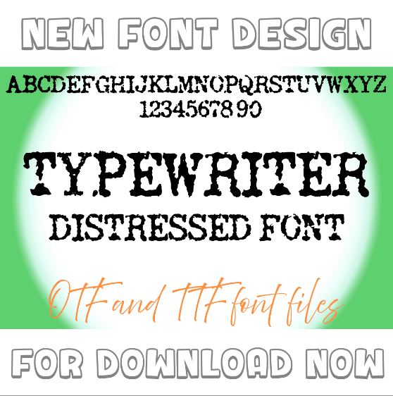 Typewriter Font Mania!
