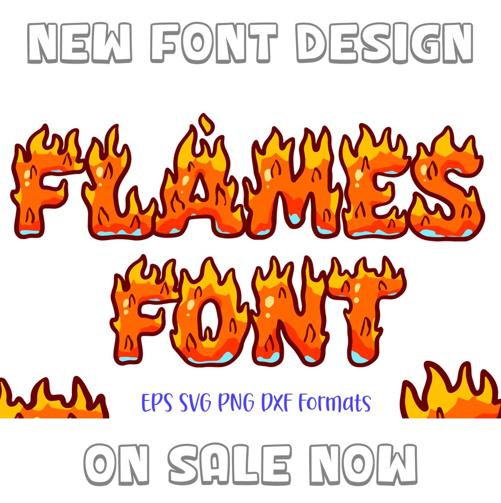 Hot hot hot! Flame&nbsp;Font