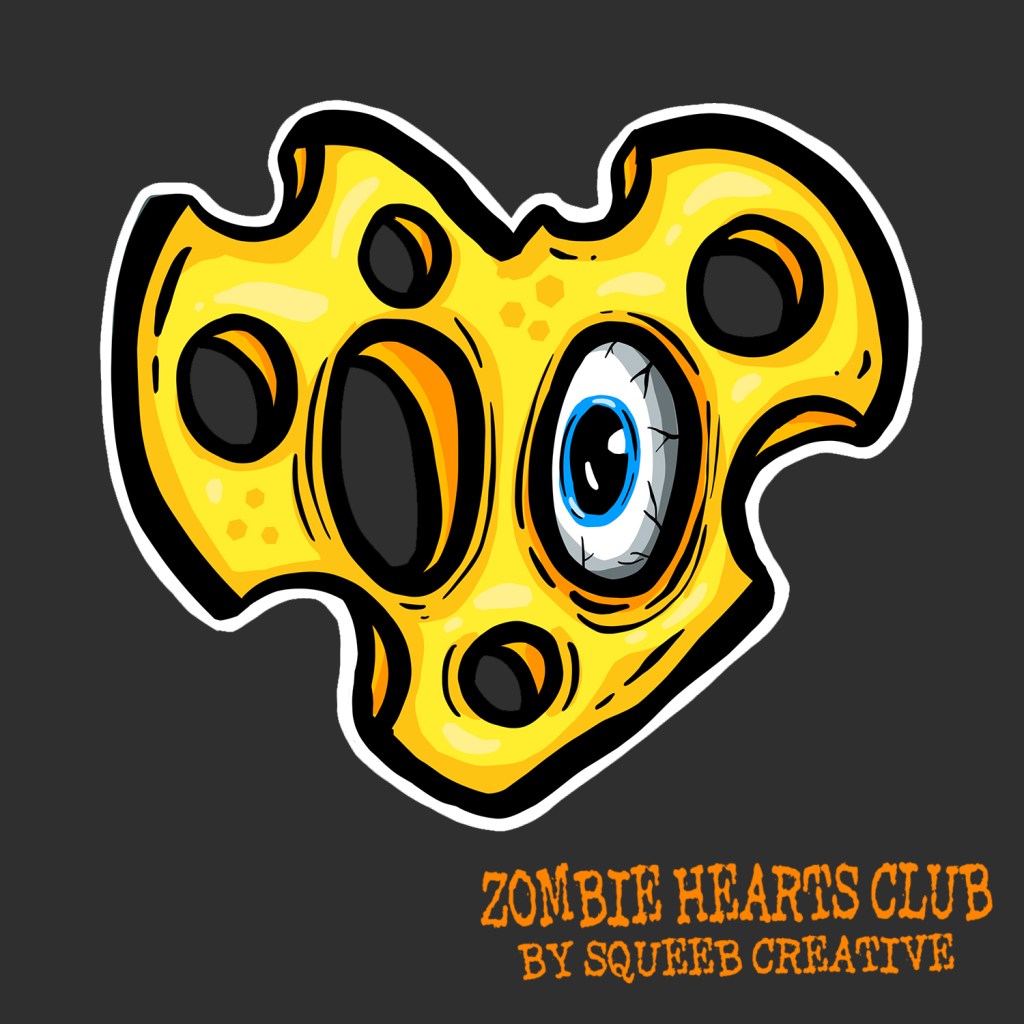 Cheesy Lisa Zombie Hearts Club by Squeeb Creative