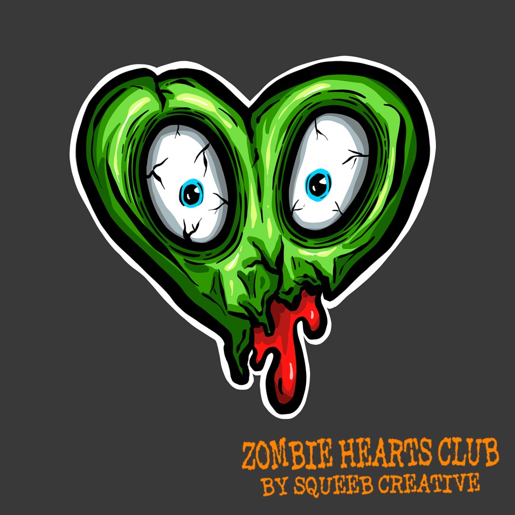 Dribbly Douglas Zombie Hearts Club by Squeeb Creative