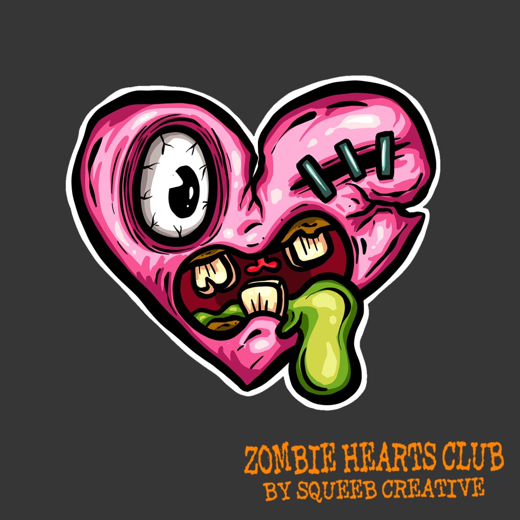 Gooey Neil Zombie Hearts Club by Squeeb Creative