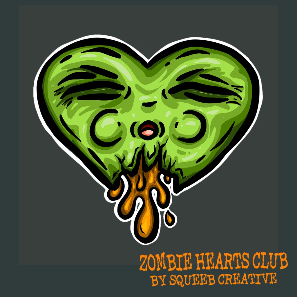 Leaky Zoe Zombie Hearts Club by Squeeb Creative