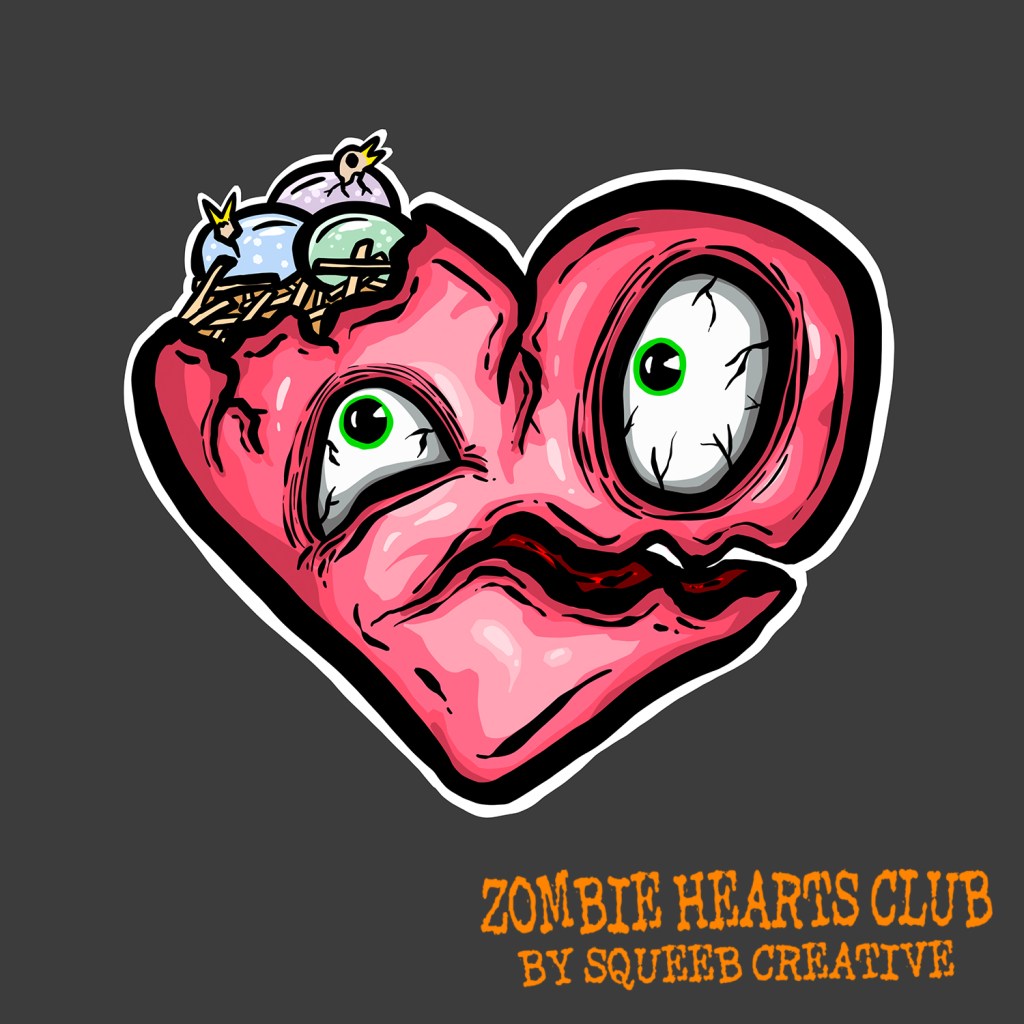 Nesting Nakita Zombie Hearts Club by Squeeb Creative
