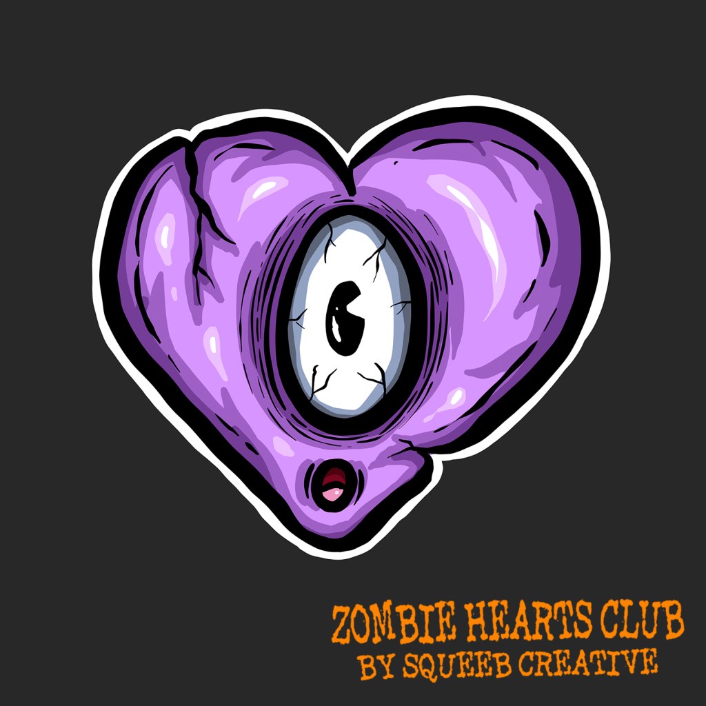 One Eyed Johnson Zombie Hearts Club by Squeeb Creative