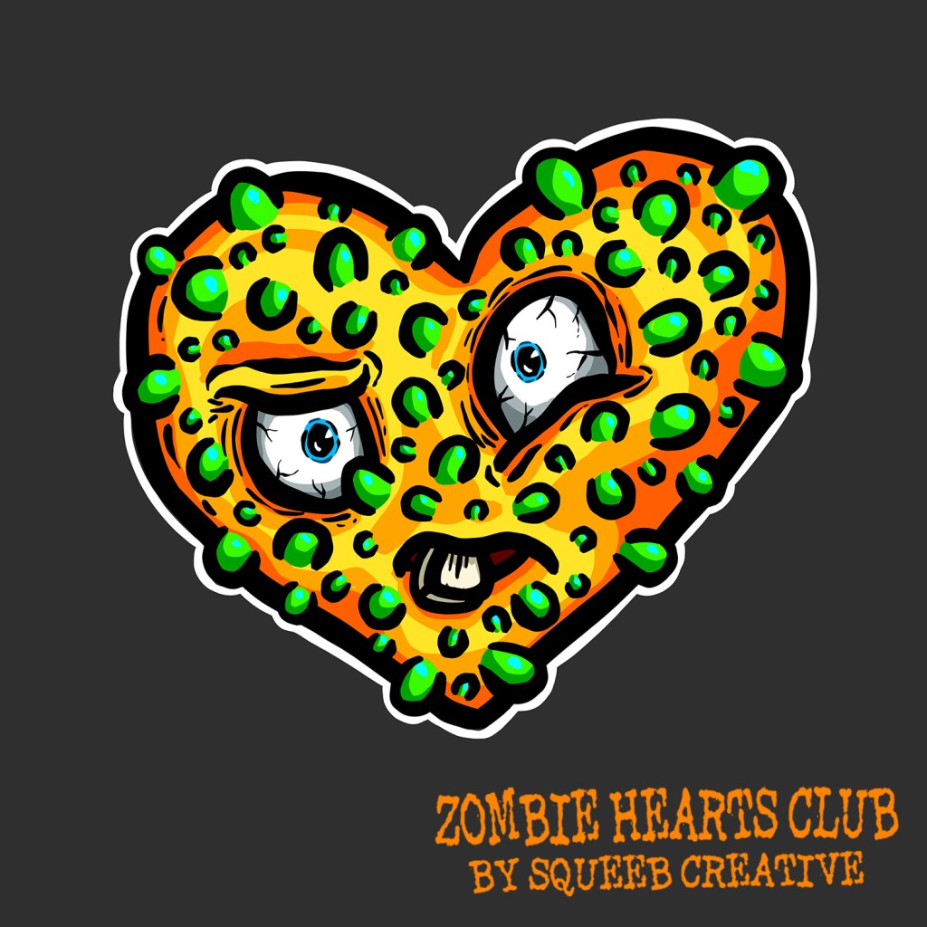 Pimple Pete Zombie Hearts Club by Squeeb Creative