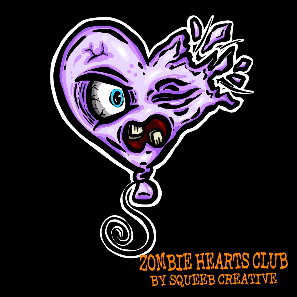 Popped Paula Zombie Hearts Club. by Squeeb Creative