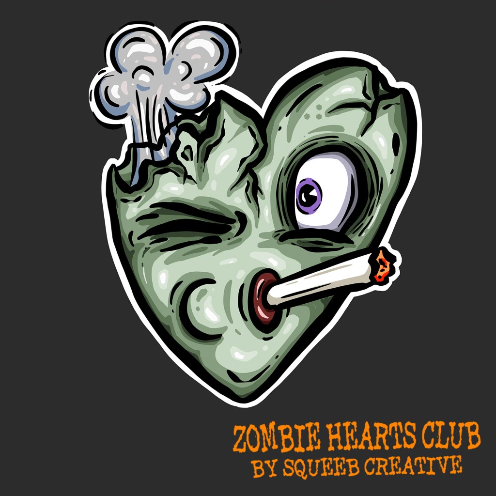 Puffing Billy Zombie Hearts Club by Squeeb Creative