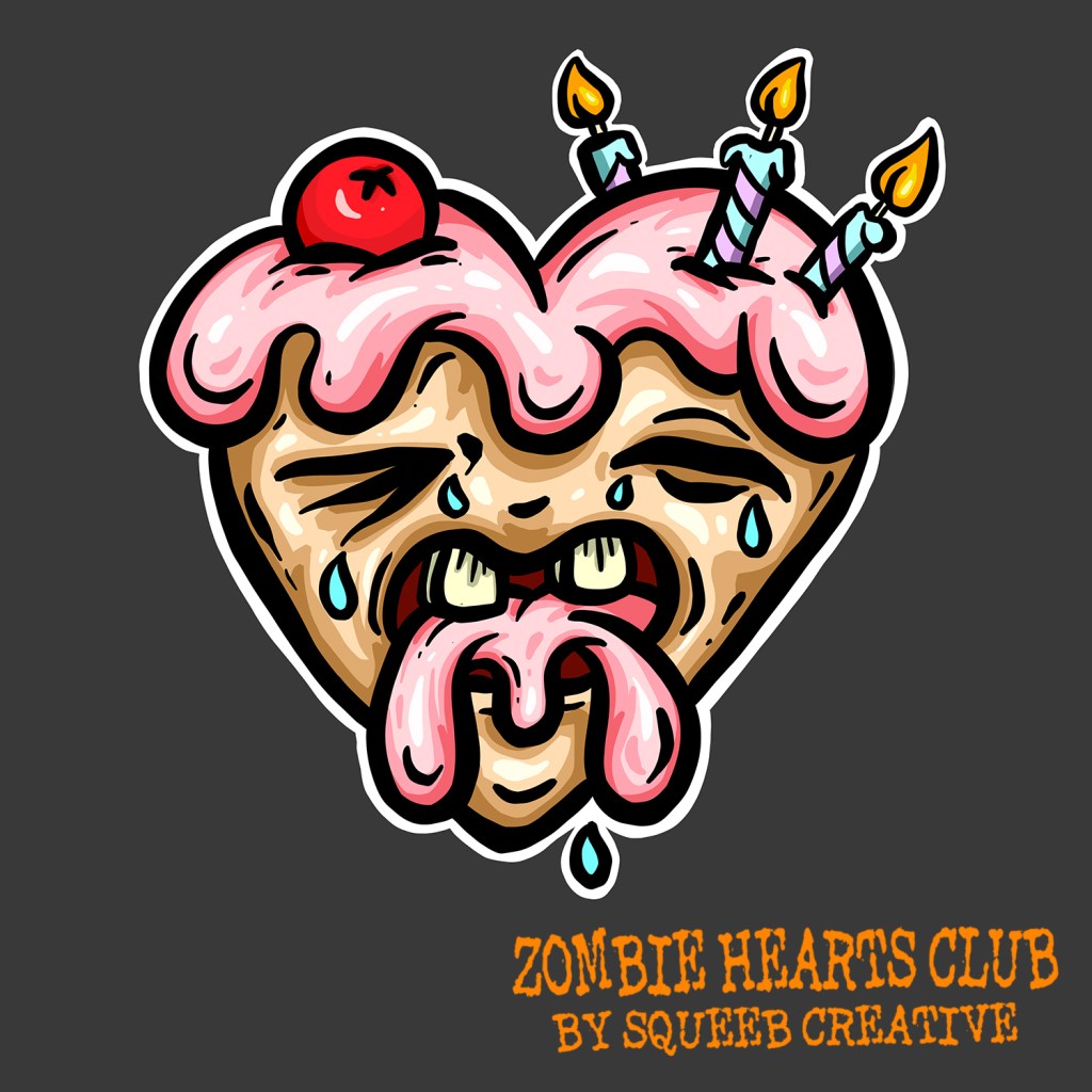 Sally Cake Zombie Heart Club by Squeeb Creative