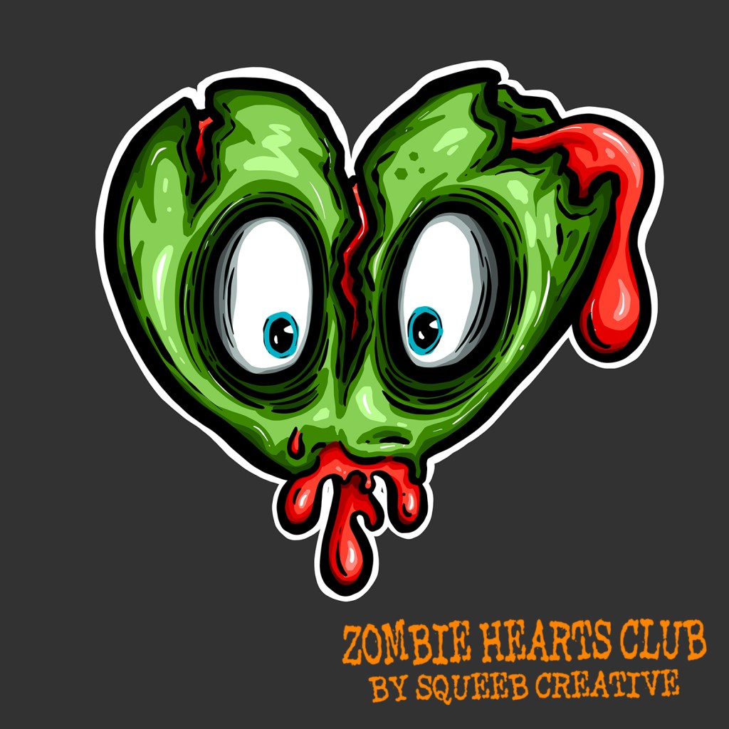 Sloppy Miranda Zombie Hearts Club by Squeeb Creative green