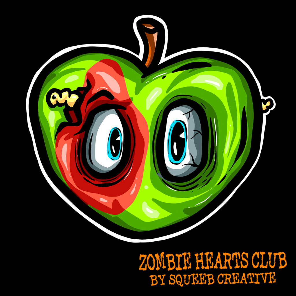 Adam Apple Zombie Hearts Club by Squeeb Creative