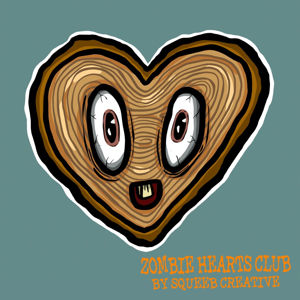 Liam Log Zombie Hearts Club by Squeeb Creative