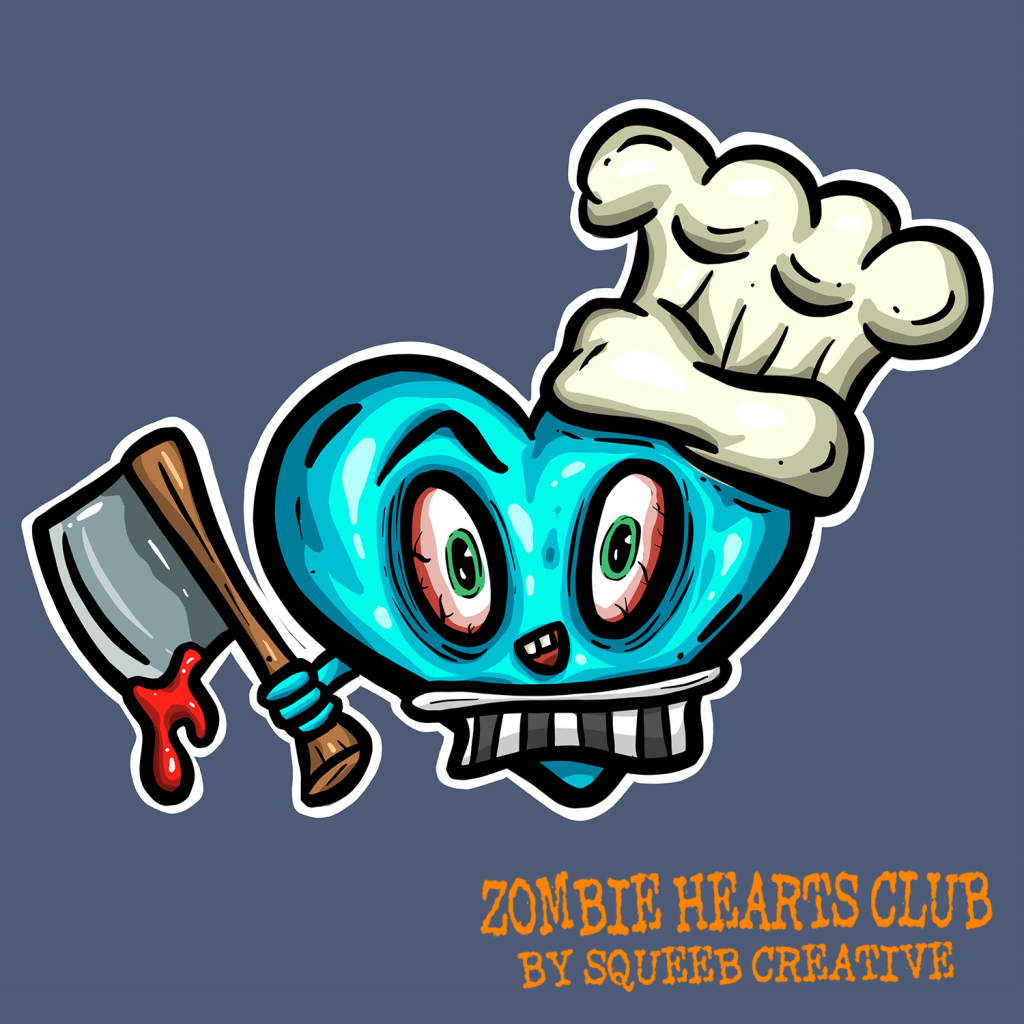 Little Chef Ralph Zombie Hearts Club by Squeeb Creative