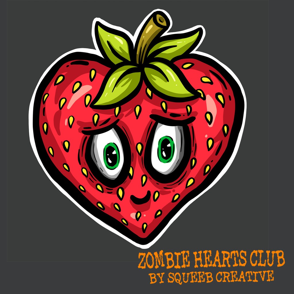 Scarlett Strawberry Zombie Hearts Club by Squeeb Creative