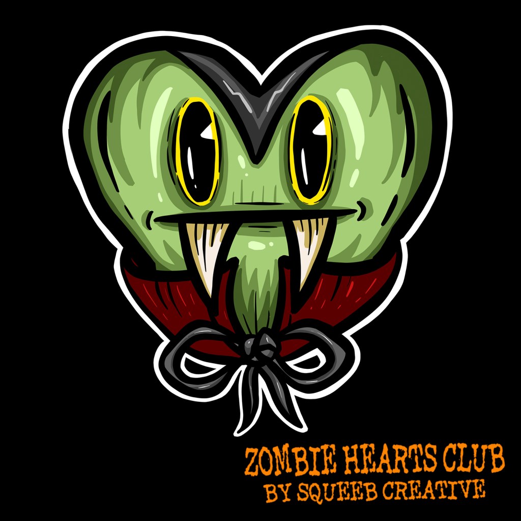 Vlad Vampire Zombie Hearts Club by Squeeb Creative