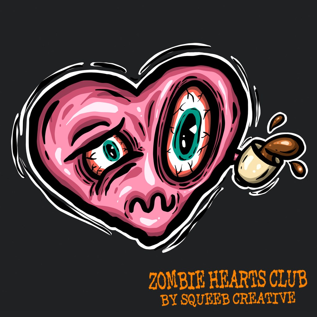 Shaking Stephen Zombie Heart Club by Squeeb Creative