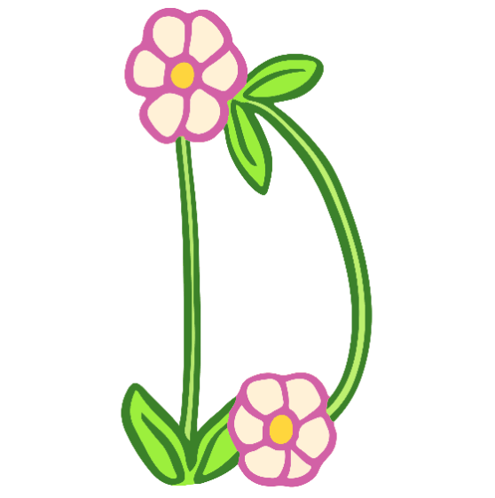 Daisy Blossom Font Spring Flower Doodle Lettering ABC SVG PNG by Squeeb Creative