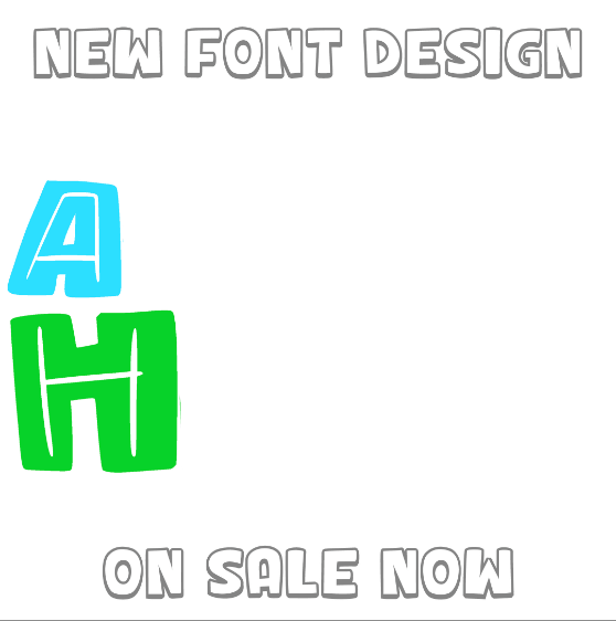 Action Hero Lettering Font Cartoon Handwriting ABC OTF Type by Squeeb Creative